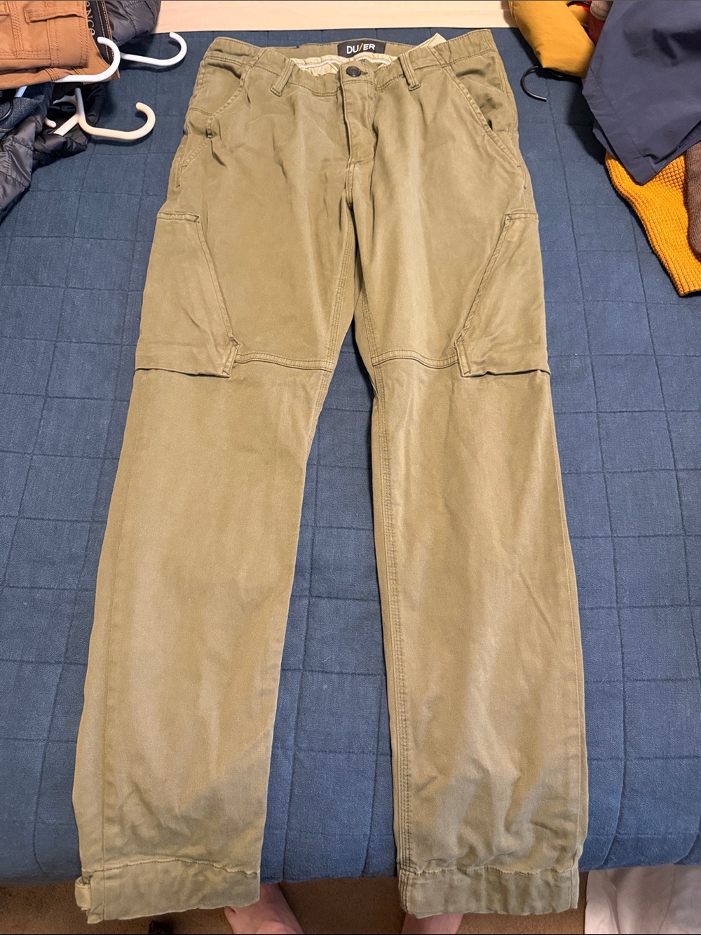 DU/ER Olive Cargo Pants for Men — Durable Utility Style